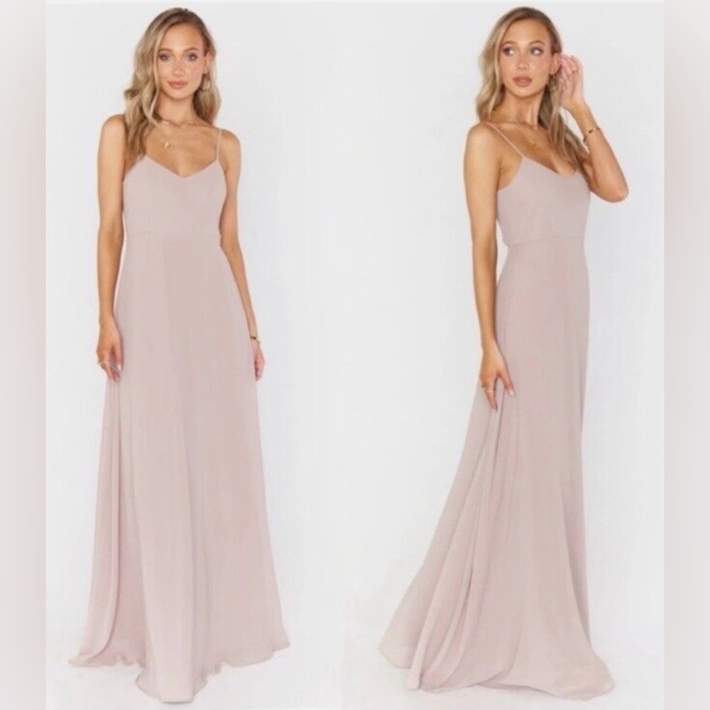 Show Me Your MuMu Tan Maxi Dress